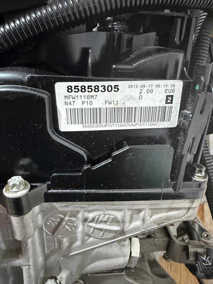 BMW N47D20 Motor 2.0 Diesel – 184 PS – 103.000 km – F10 520d M10 – Bild 5