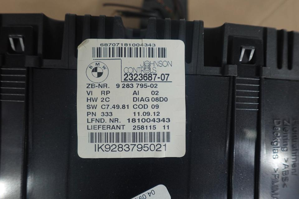 BMW 1er E82 120i Tacho Kombiinstrument 9 283 795-02 Original M15 – Bild 3
