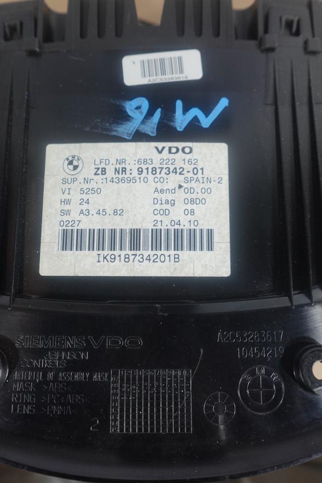 BMW E90 E91 E92 E93 Kombiinstrument / Tacho Original BMW M16 – Bild 5