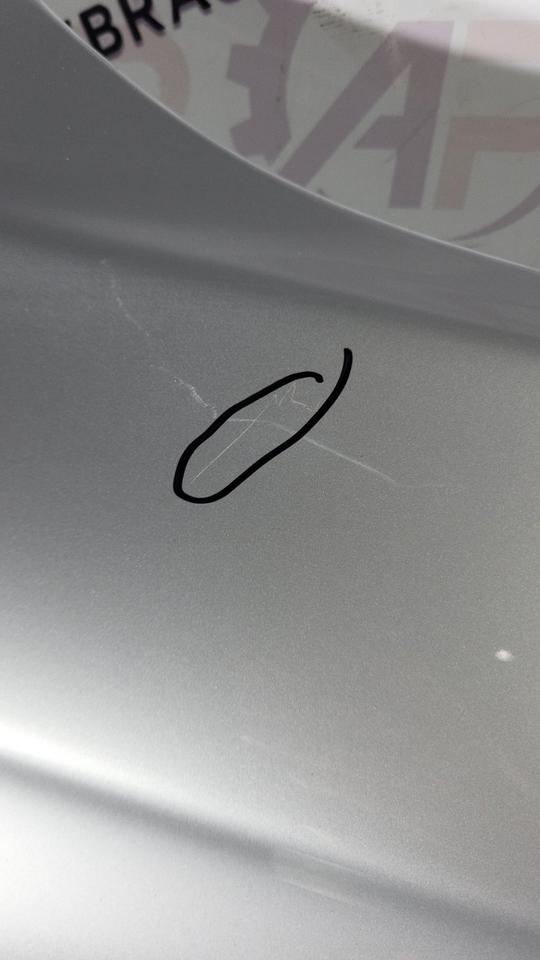 BMW 528 F10 2014 Kotflügel vorne rechts Silber Original N12 – Bild 5