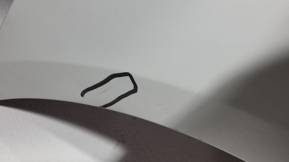 BMW 116 F20 2012 Stoßstange vorne Weiß Original N09 – Bild 7
