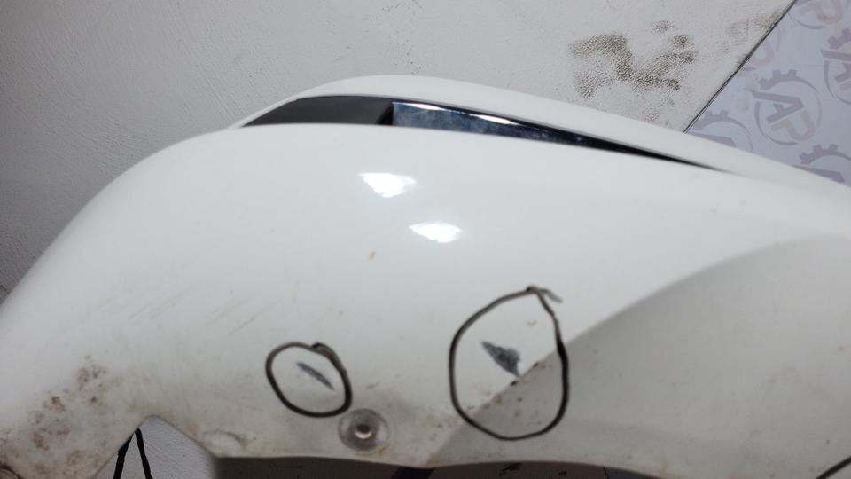 BMW 116 F20 2012 Stoßstange vorne Weiß Original N09 – Bild 11