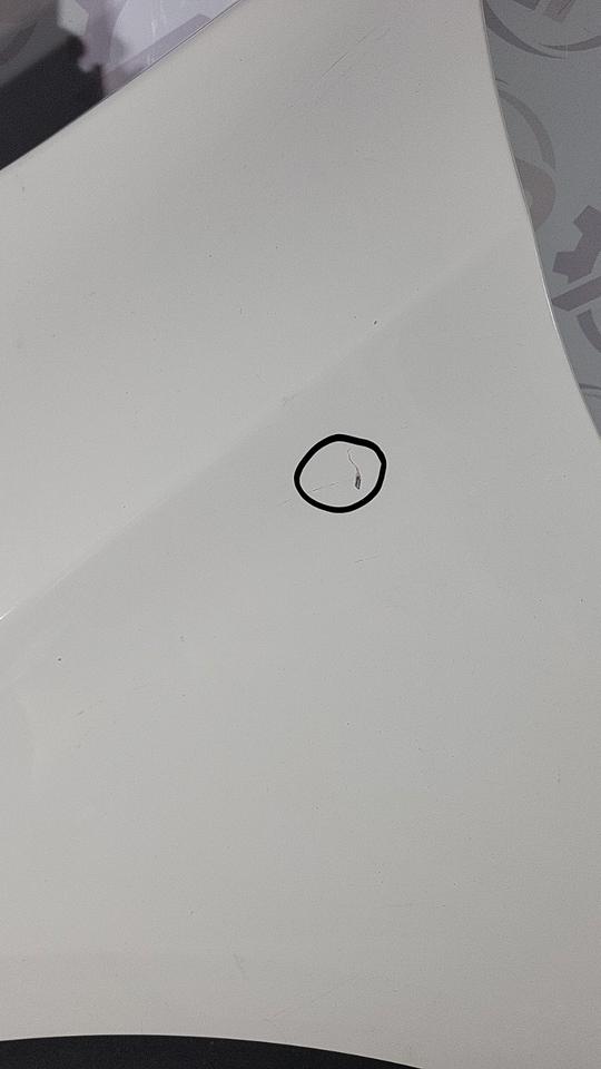 BMW 218d F22 F45 2015 Kotflügel vorne links Weiß Original N11 – Bild 3