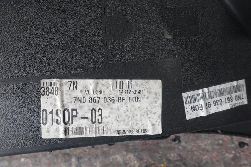 VW Sharan 7N Kofferraum Seitenverkleidung Rechts12V Steckdose M08 – Bild 6