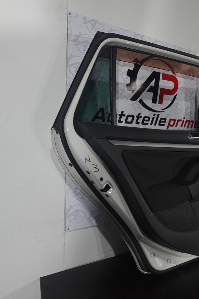 VW Golf 5 Variant Tür hinten links B9A Candyweiß 2009 N03 – Bild 6
