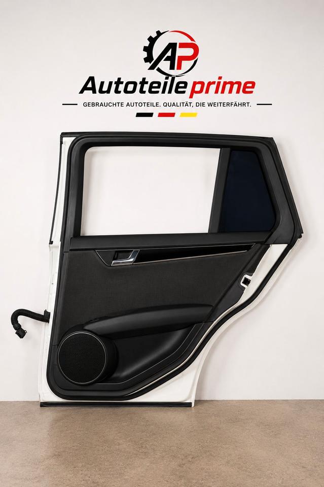 Mercedes W204 Tür hinten rechts A2047302400 Calcitweiß 650 N18 – Bild 2