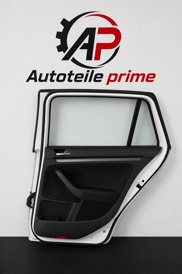 VW Golf 6 Variant MK6 Tür hinten rechts Weiß 1K9833056 N15 – Bild 2