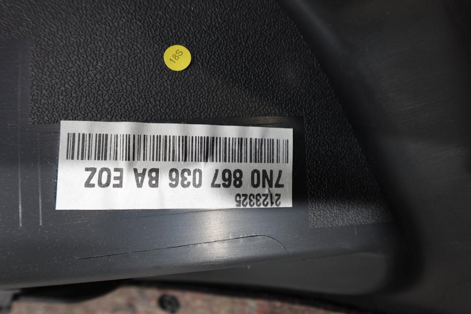 VW Sharan 7N Kofferraumverkleidung Rechts Schwarz 2011 M08 – Bild 7