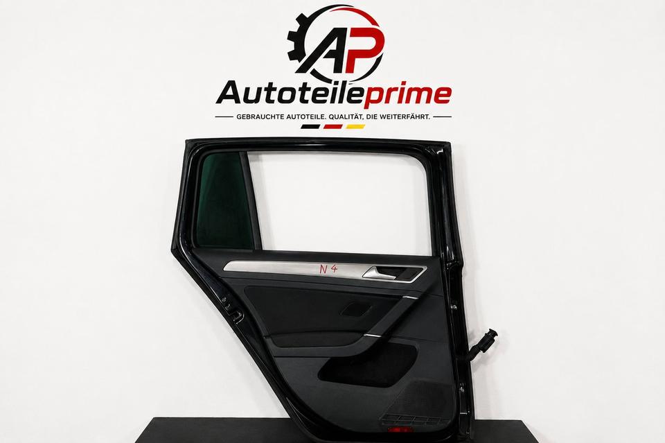 VW Golf 7 MK7 Tür Hinten Links Schwarz Metallic Original N04 – Bild 2