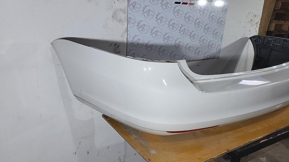 VW Golf 5 Stoßstange hinten Weiß Original 2008 N03 – Bild 3
