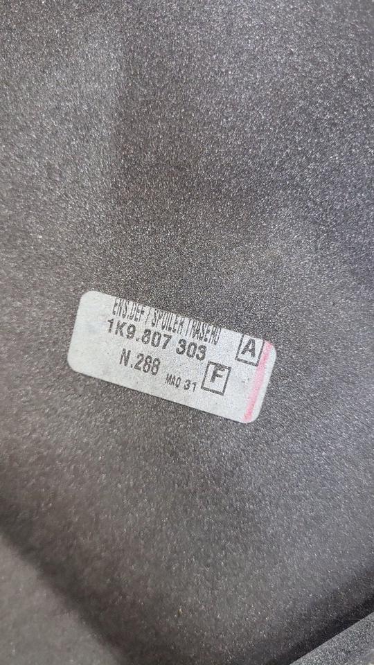 VW Golf 5 Stoßstange hinten Weiß Original 2008 N03 – Bild 8
