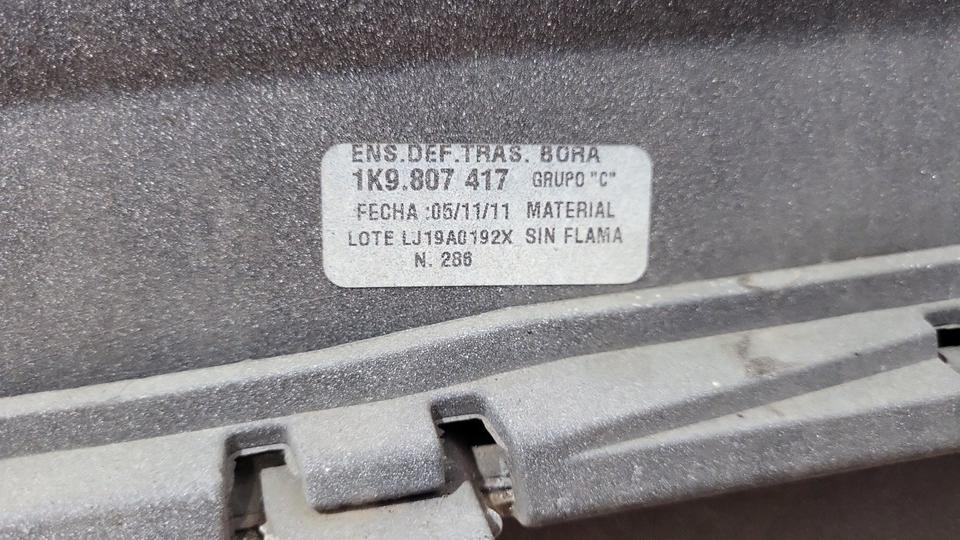 VW Golf 5 Stoßstange hinten Weiß Original 2008 N03 – Bild 9