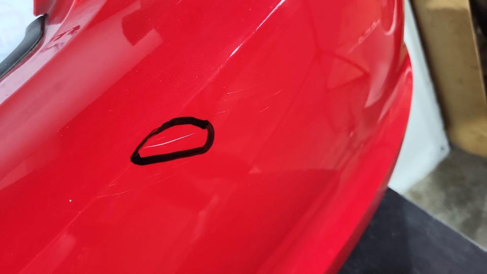 Audi A3 8P Sportback Stoßstange Hinten 8P4807303G LY3J Rot N05 – Bild 7