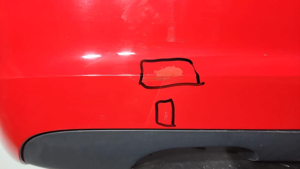 Audi A3 8P Sportback Stoßstange Hinten 8P4807303G LY3J Rot N05 – Bild 13