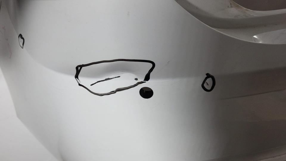 BMW F20 Stoßstange Hinten PDC Kamera 51127293559 Alpinweiß N09 – Bild 5