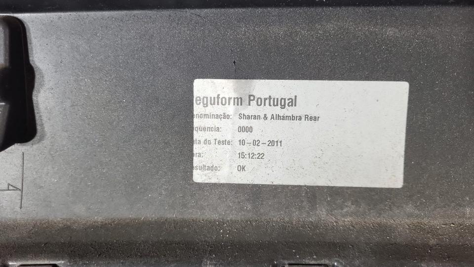 VW Sharan 7N Stoßstange Hinten PDC 7N0807417C Schwarz N19 – Bild 8