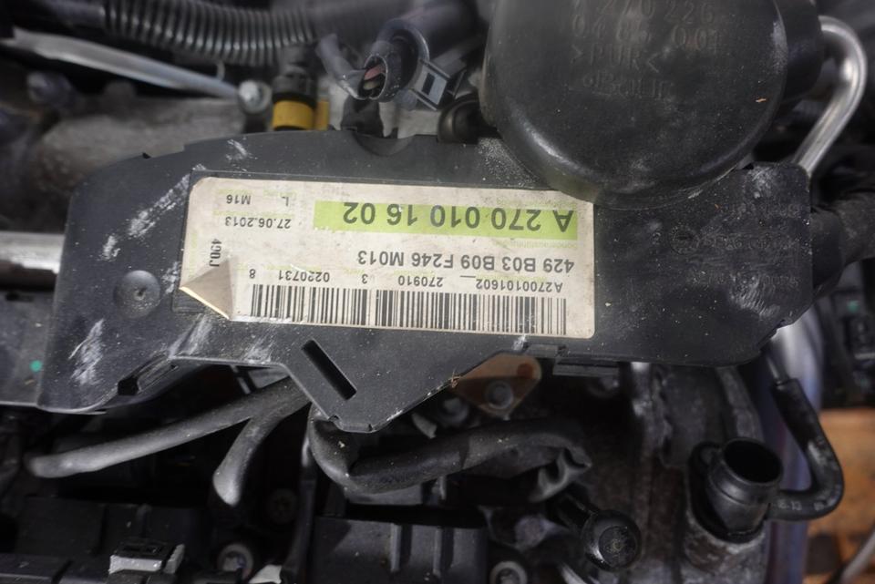 Benz OM654.920 Motor 2.0 CDI Komplettmotor 2013 M41 – Bild 4