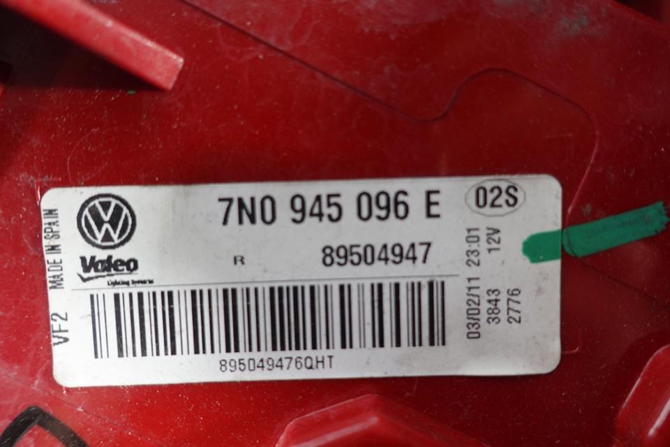 Original VW Sharan 7N Rückleuchte rechts außen 7N0945096E N19 – Bild 7