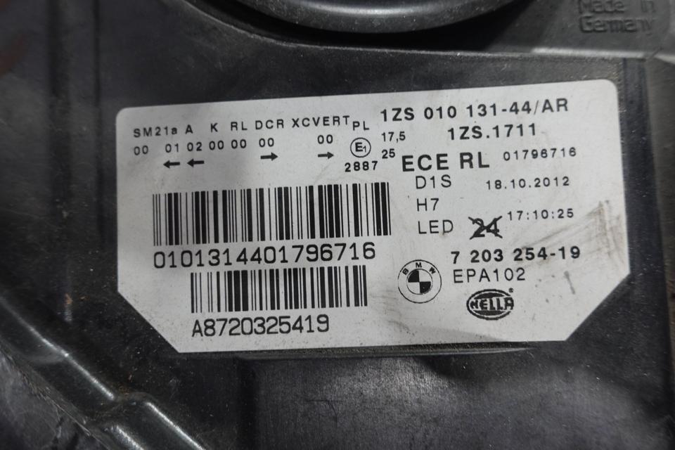 BMW 5er F10 F11 Xenon Scheinwerfer rechts 63117203254 N23 – Bild 14