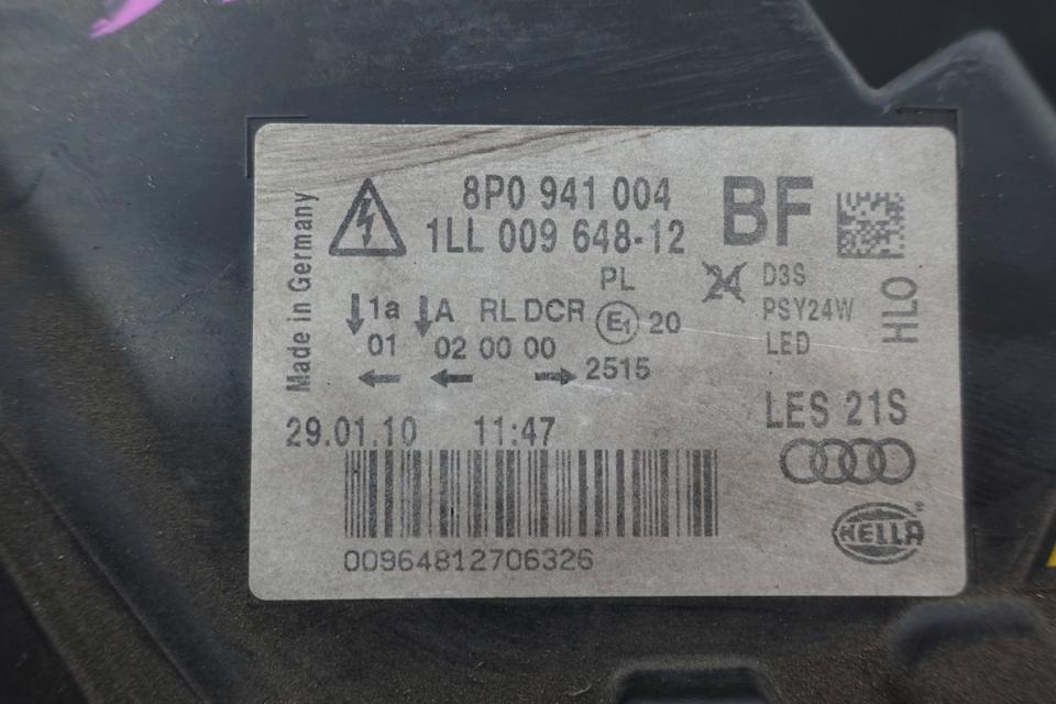 Audi A3 8P Scheinwerfer rechts Xenon LED Original 2009–2012 N05 – Bild 15