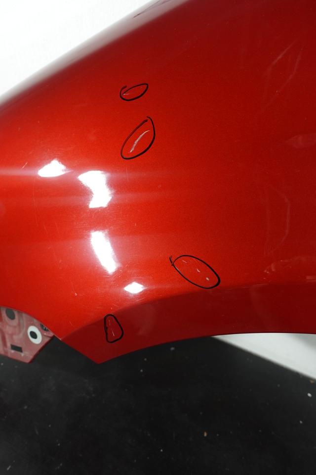 VW Touran 1T Kotflügel vorne links Original Rot 2003–2010 M39 – Bild 5