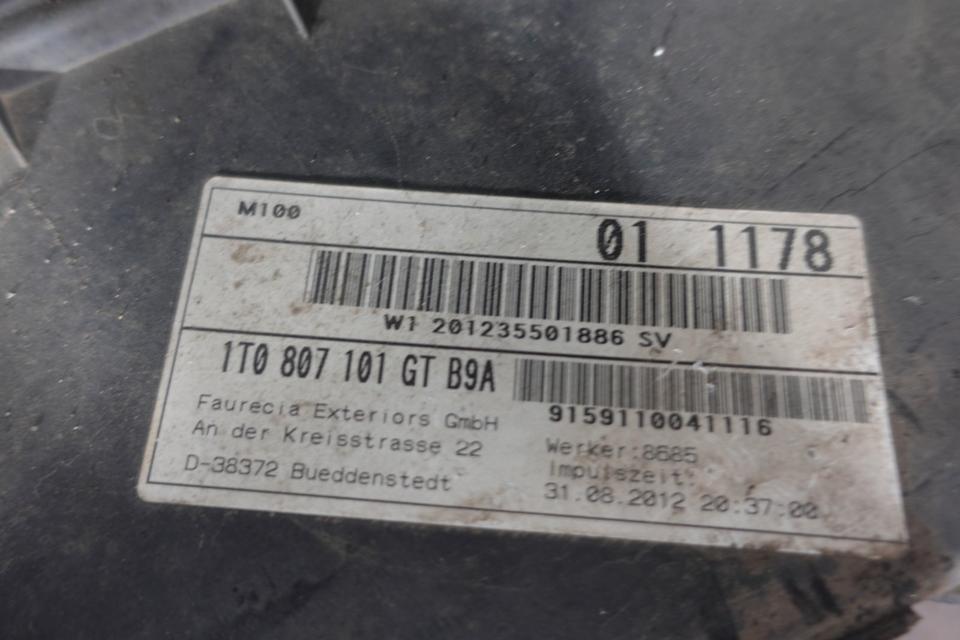VW Touran 1T GP2 Stoßstange vorne Frontstoßstange 2010–2015 M38 – Bild 14