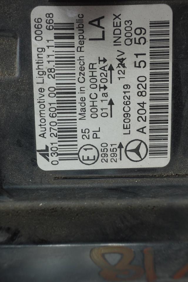 Mercedes W204 C-Klasse Scheinwerfer Links A2048205159 N18 – Bild 11