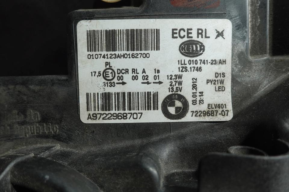 BMW 116i F20 Xenon LED Scheinwerfer Links Original 7229687 N09 – Bild 15