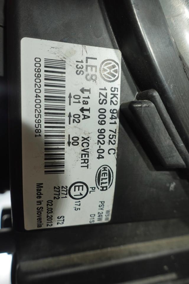 VW Golf 6 Bi-Xenon Scheinwerfer Rechts 5K2941752C Original N20 – Bild 18