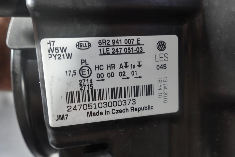 VW Polo 6R Scheinwerfer Links Halogen 6R2941007E 2010–2014 M24 – Bild 19
