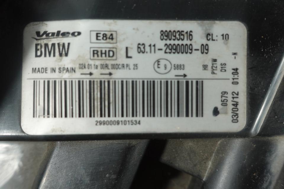 BMW X1 E84 Xenon Scheinwerfer Links Bi-Xenon AHL 2009–2015 M26 – Bild 19