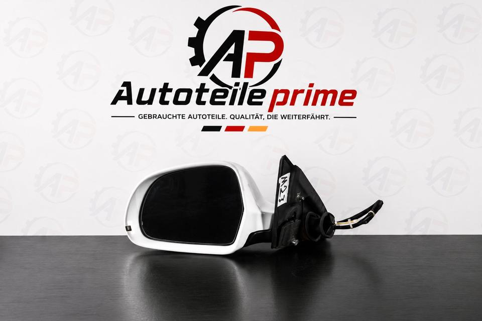 Audi A4 B8 Außenspiegel Links Elektrisch Weiß 8K1857409F M23 – Bild 2