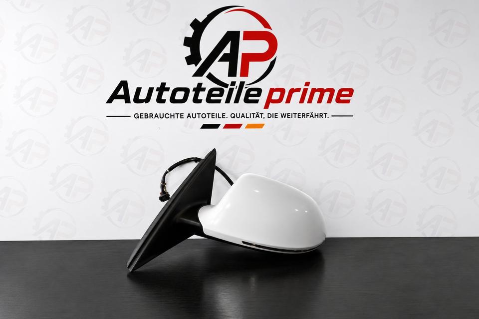 Audi A4 B8 Außenspiegel Links Elektrisch Weiß 8K1857409F M23 – Bild 6