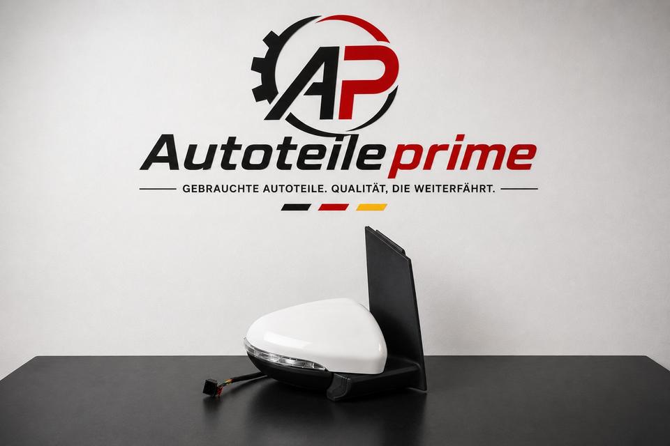 Original VW Touran 5T Außenspiegel rechts Weiß 5TA857508AE M38 – Bild 5