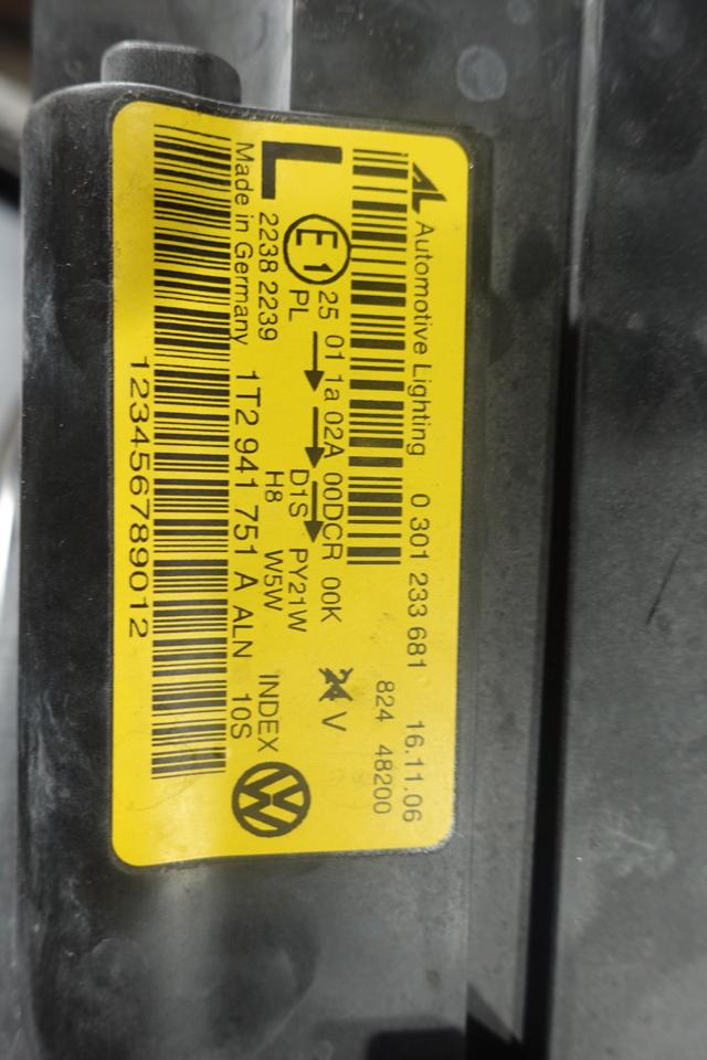 VW Touran 1T Xenon Scheinwerfer Links Original 2006–2010 M39 – Bild 15