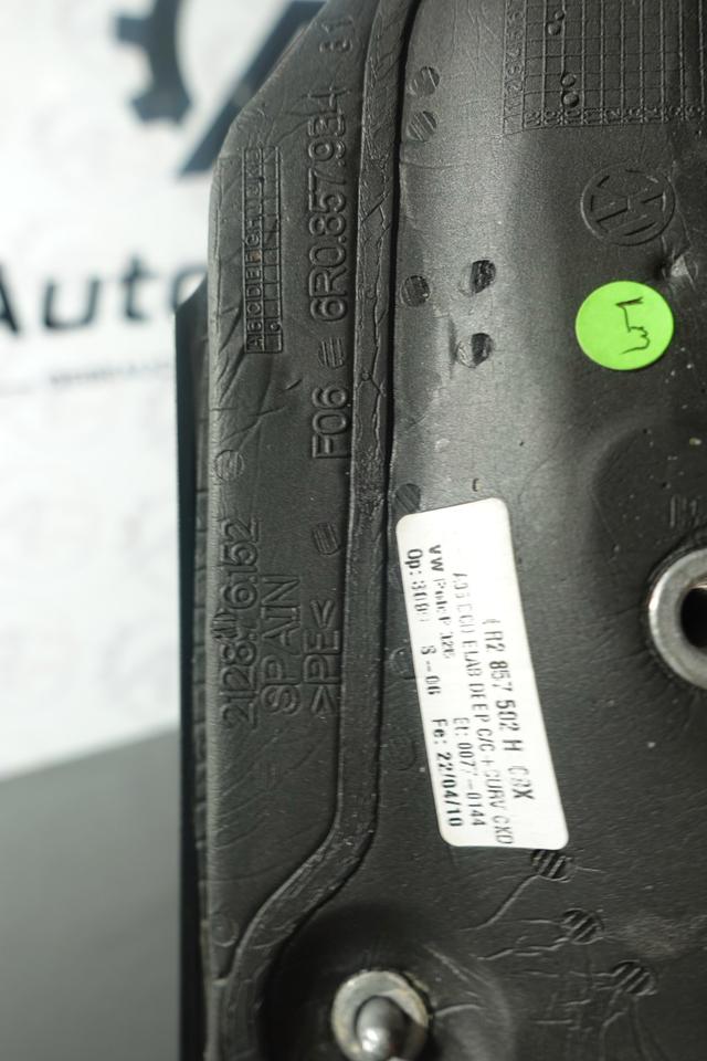 VW Polo 6R 2009-2014 Außenspiegel rechts Deep Black C9X M24 – Bild 11