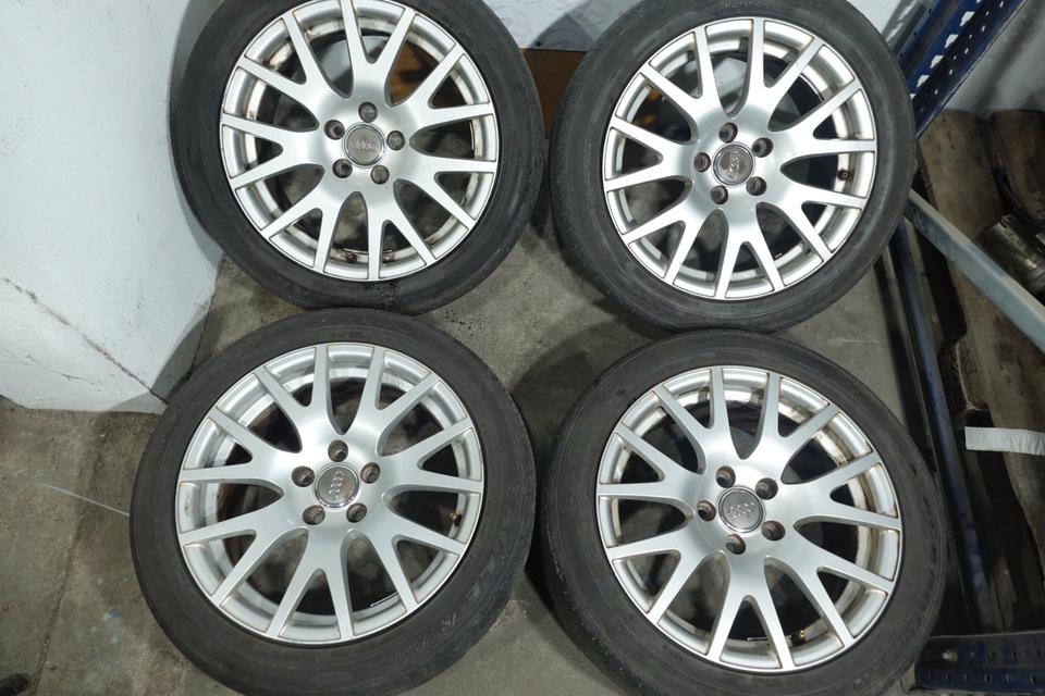 Audi A4 A5 A6 17 Zoll Alufelge 8Jx17 ET50 Original mit Reifen – Bild 8