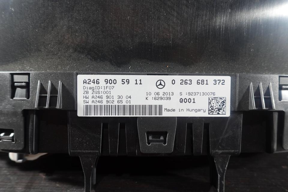 Original Mercedes W246 B180 Tacho Kombiinstrument A2469005911 M41 – Bild 5