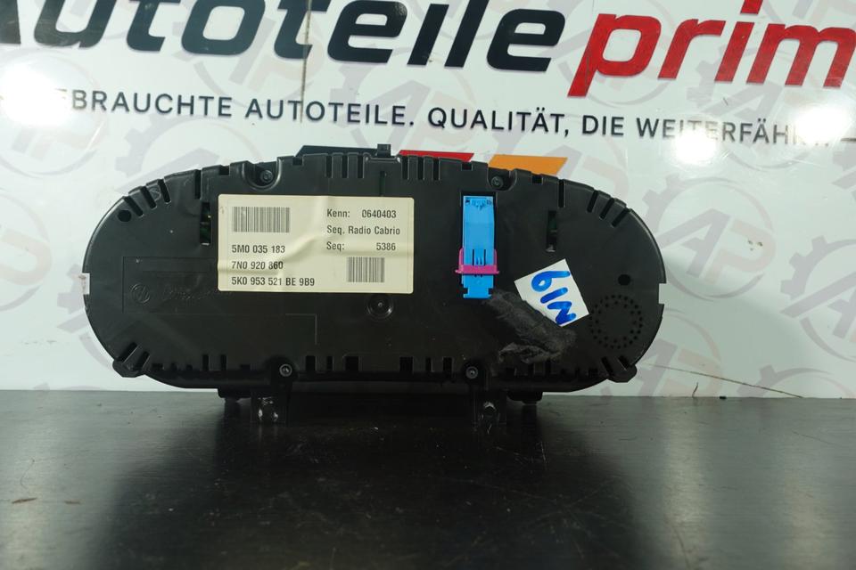 VW Sharan 7N 2011 Tacho Kombiinstrument Benzin VDO Originalm N19 – Bild 4