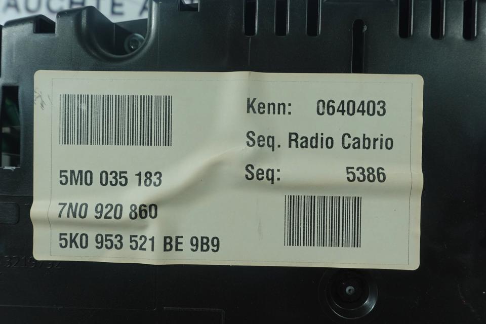 VW Sharan 7N 2011 Tacho Kombiinstrument Benzin VDO Originalm N19 – Bild 5