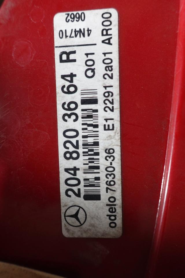 Rückleuchte Rücklicht rechts Mercedes C-Kl W204 C200 CGI 2011 M09 – Bild 6