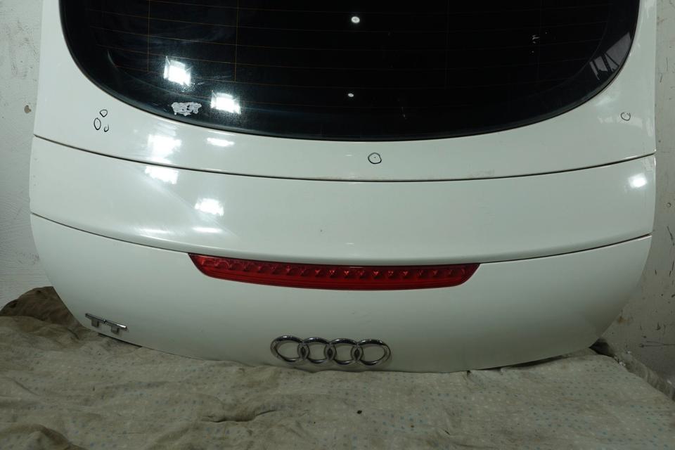 Audi TT 8J Coupé Heckklappe Scheibe Spoiler Weiß 2007 N14 – Bild 5