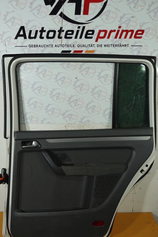 VW Touran 1T Tür hinten rechts komplett Weiß B9A Baujahr 2013 M38 – Bild 4