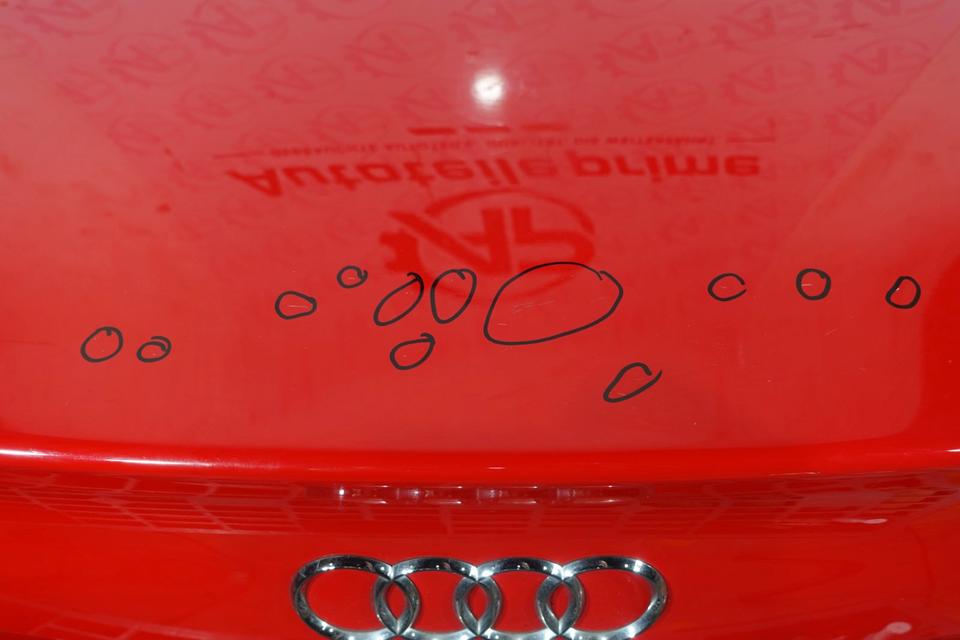Audi A4 B8 8K Heckklappe Rot Y3J 8K5827023AE Rückleuchten N13 – Bild 5