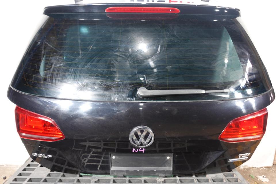 VW Golf 7 VII 5G Heckklappe Schwarz Scheibe Leuchten Wischer N04 – Bild 2