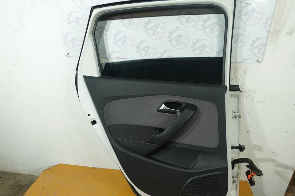VW Polo 6R Tür hinten links Weiß Candy White LB9A 2012 M25 – Bild 5