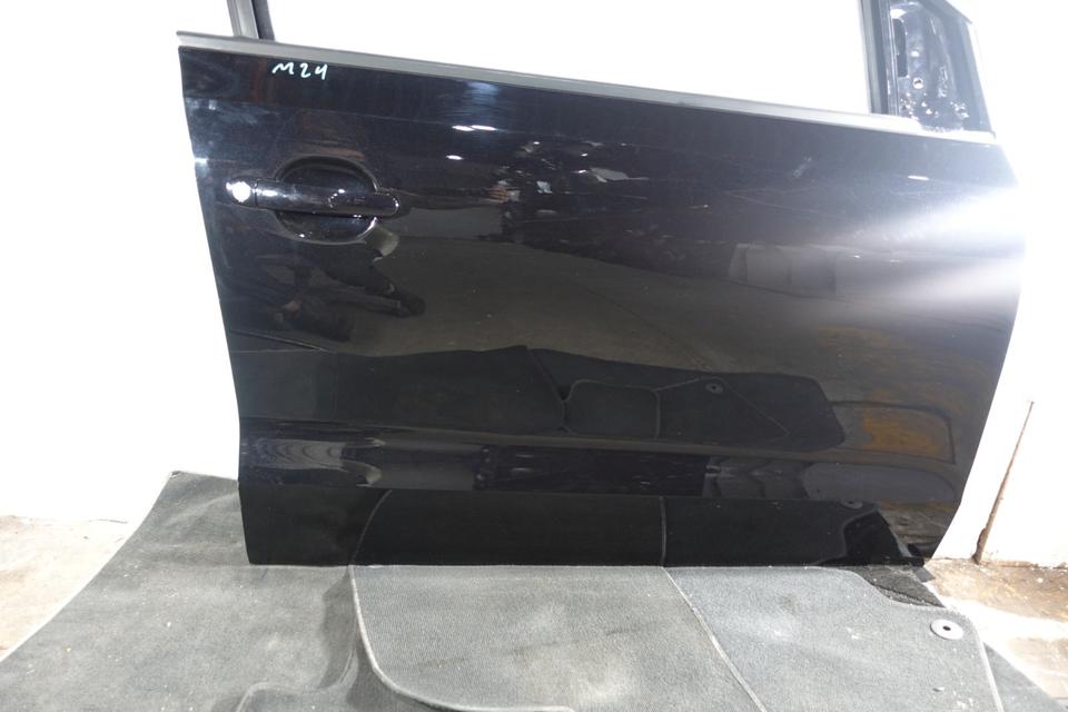 VW Polo 6R Tür vorne rechts Schwarz 2010 C9X M24 – Bild 2