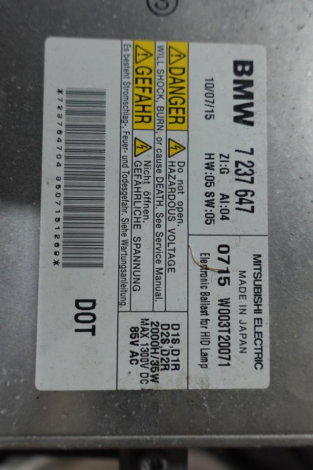 BMW E90 E91 Xenon AHL Scheinwerfer rechts 63117202586 M18 – Bild 10
