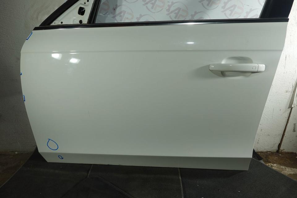Audi A4 B8 8K Tür vorne links Fahrertür Ibisweiß LY9C 2008 M23 – Bild 2