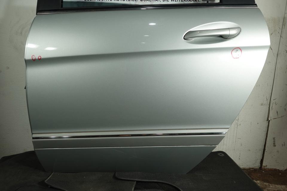 Mercedes B-Klasse W245 B170 Tür hinten links Polarsilber 2009 M40 – Bild 2